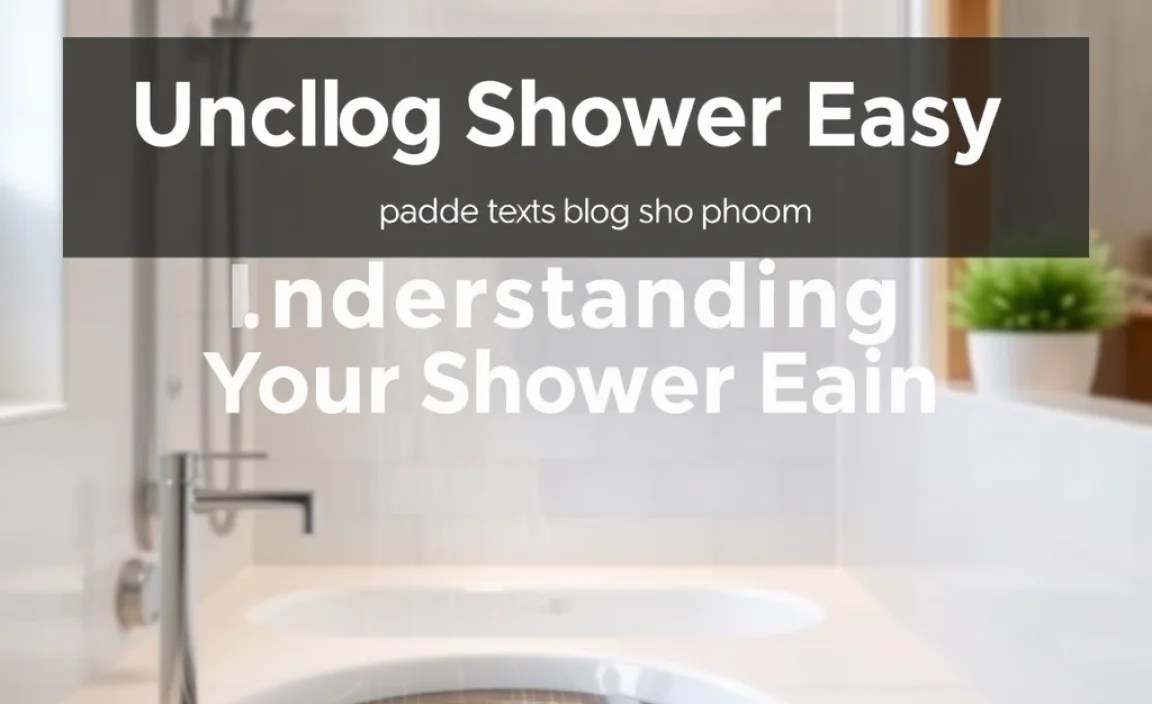 Understanding Your Shower Drain