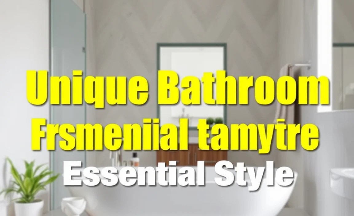 Unique Bathroom Accessories Premium: Essential Style
