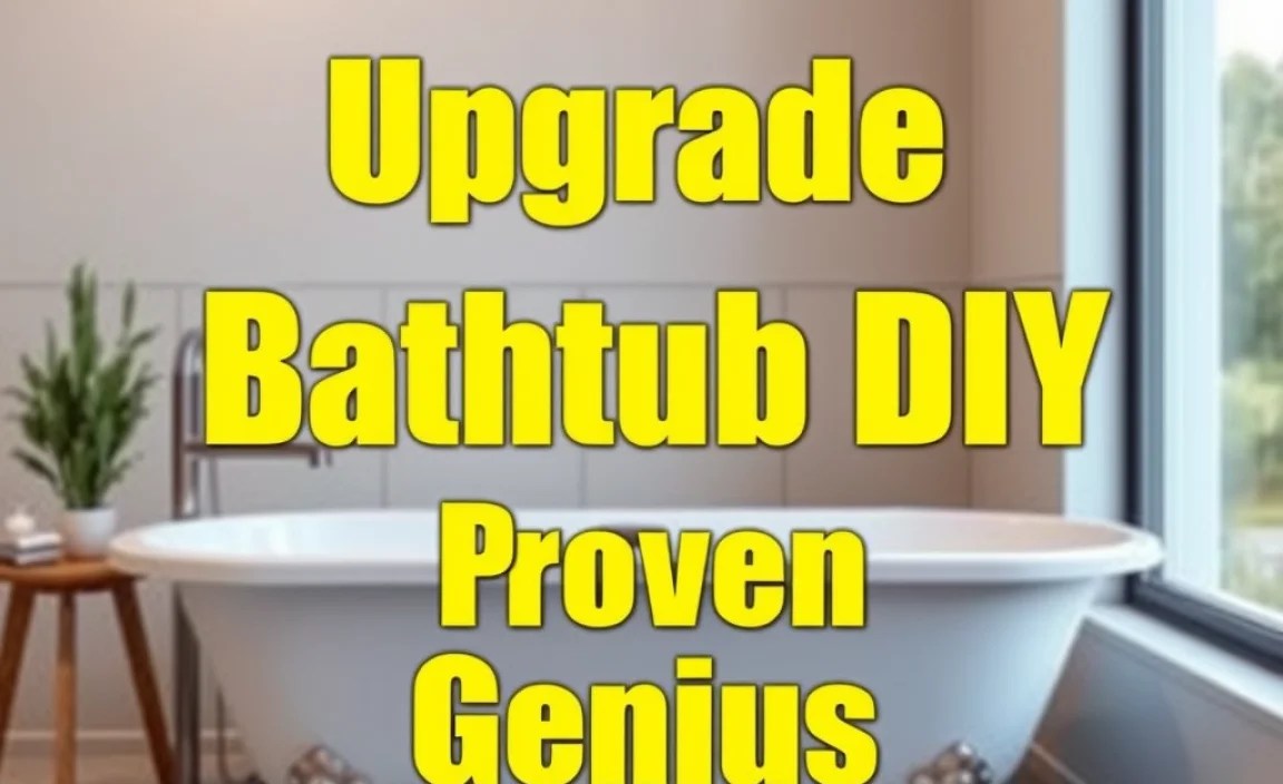 Upgrade Bathtub DIY: Proven Genius