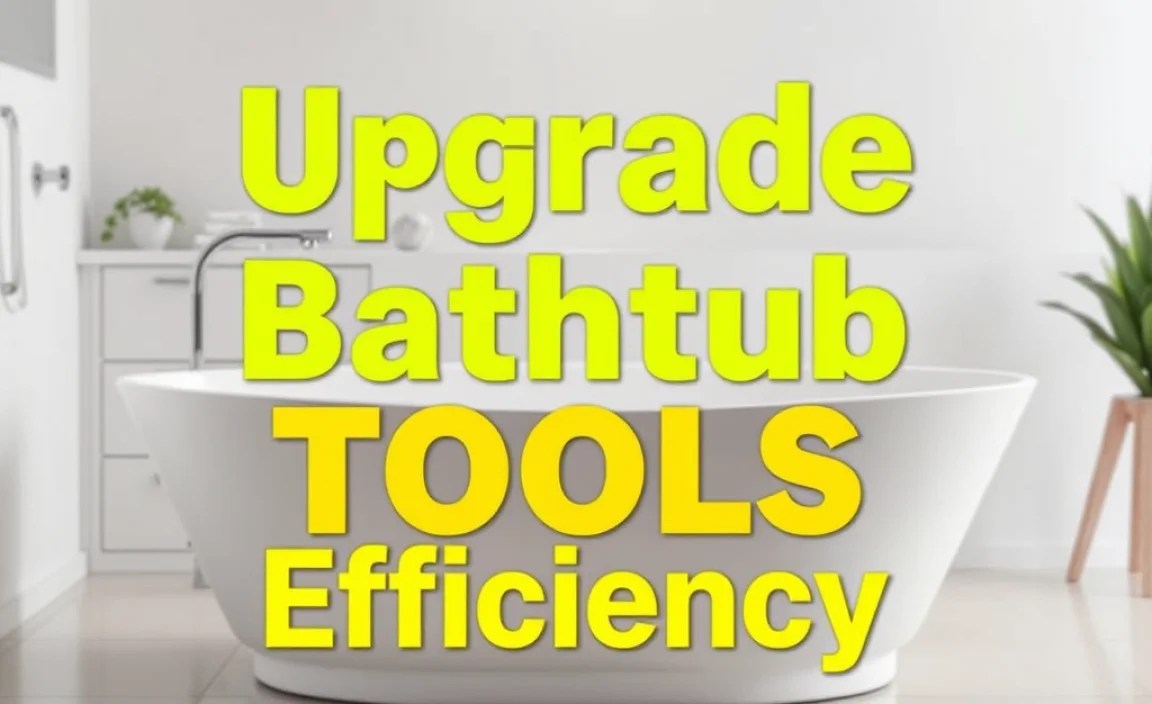 Upgrade Bathtub Tools: Genius Efficiency