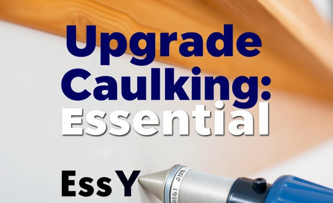 Upgrade Caulking: Essential DIY Fix