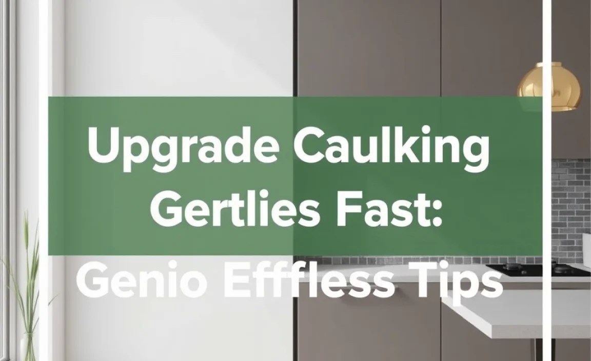 Upgrade Caulking Fast: Genius Effortless Tips