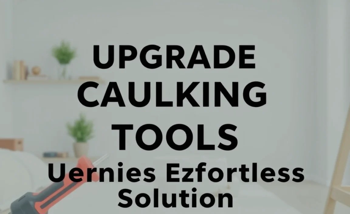 Upgrade Caulking Tools: Genius Effortless Solution