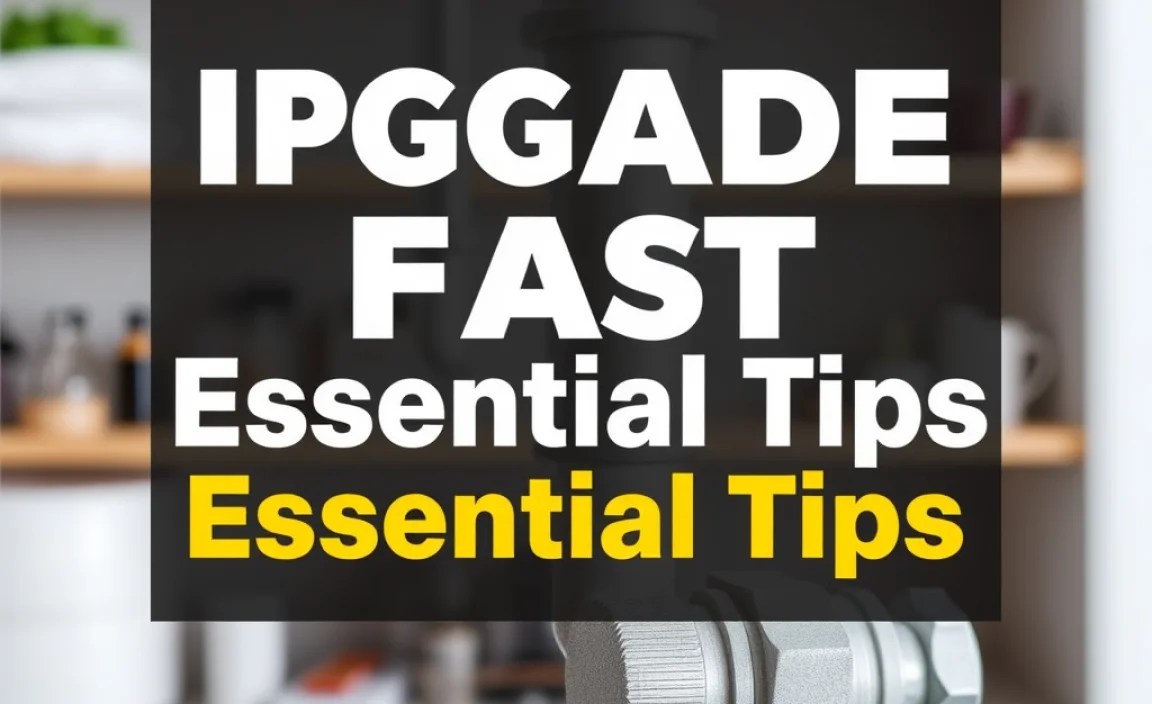 Upgrade Pipes Fast: Essential Tips