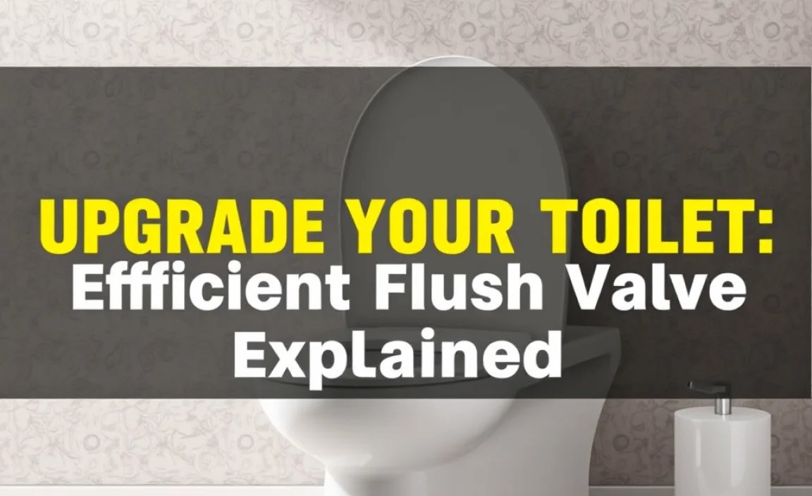 Upgrade Your Toilet: Efficient Flush Valve Explained