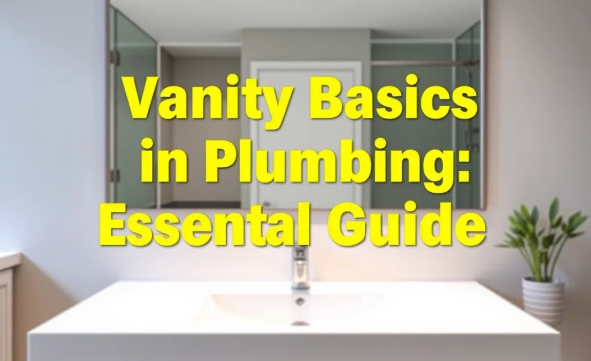 Vanity Basics In Plumbing: Essential Guide