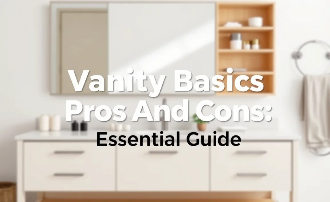 Vanity Basics: The Pros and Cons