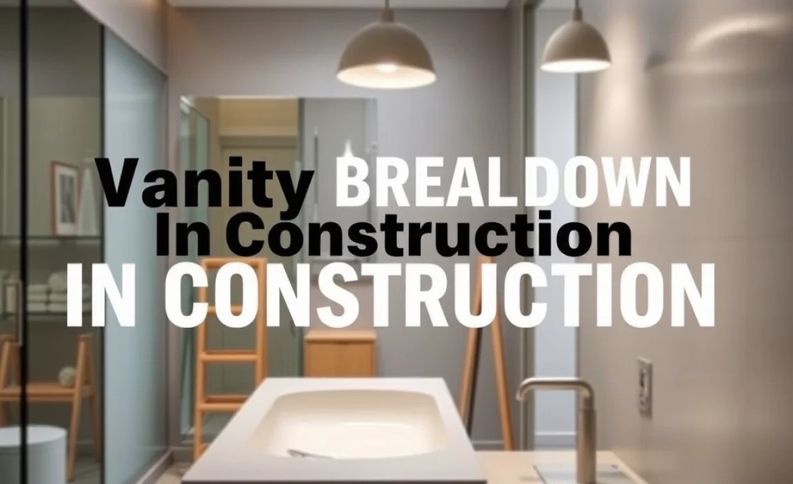 Vanity Breakdown In Construction: Essential Insights