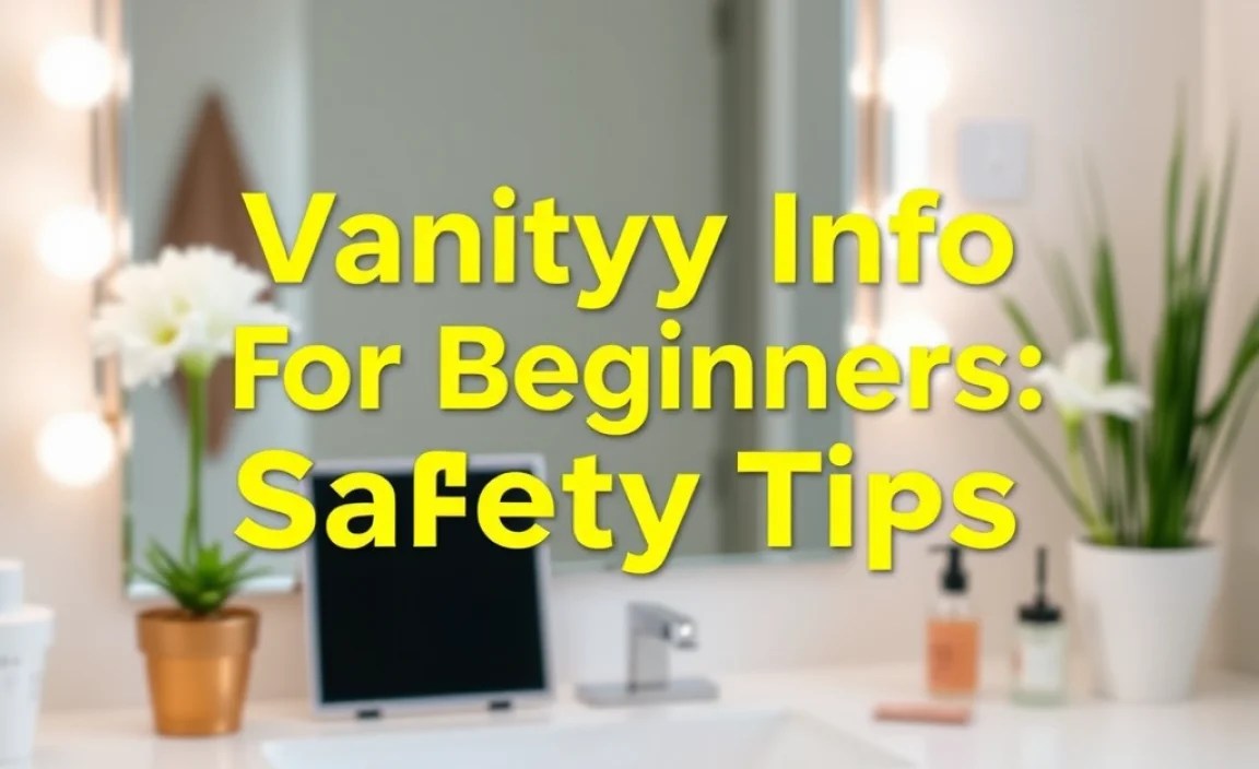 Vanity Info For Beginners: Safety Tips