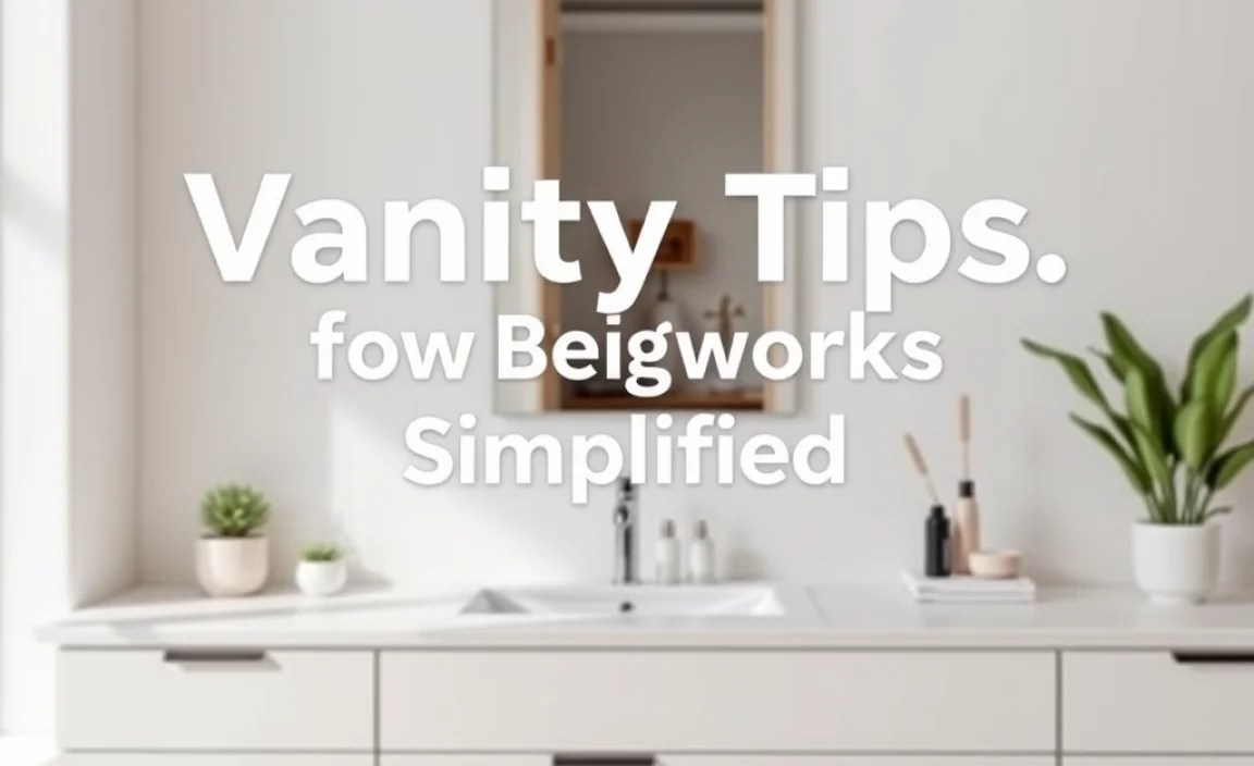 Vanity Maintenance Tips