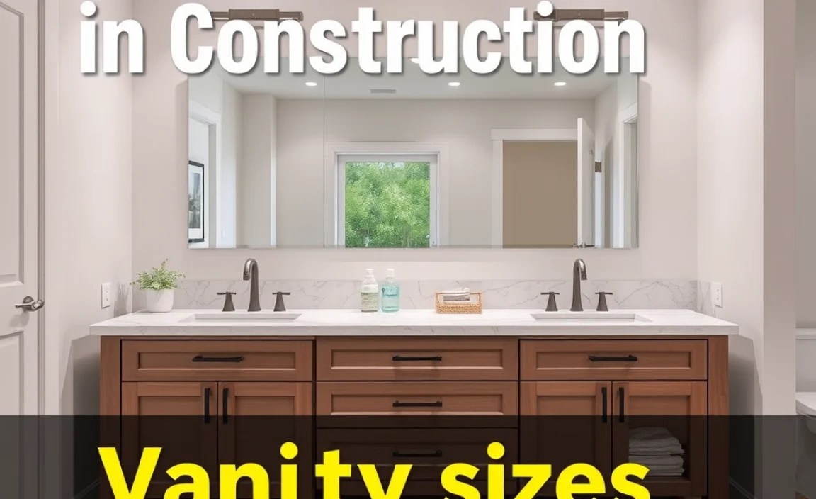 Vanity Sizes and Dimensions