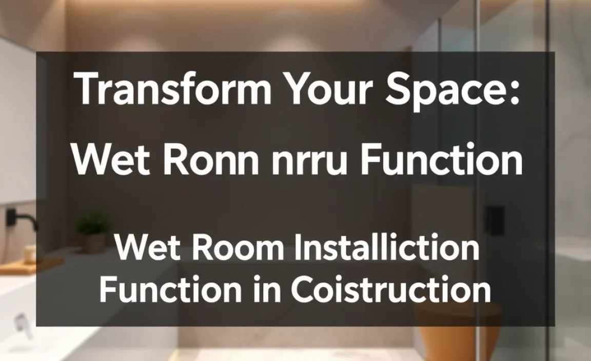 Wet Room Installation Process