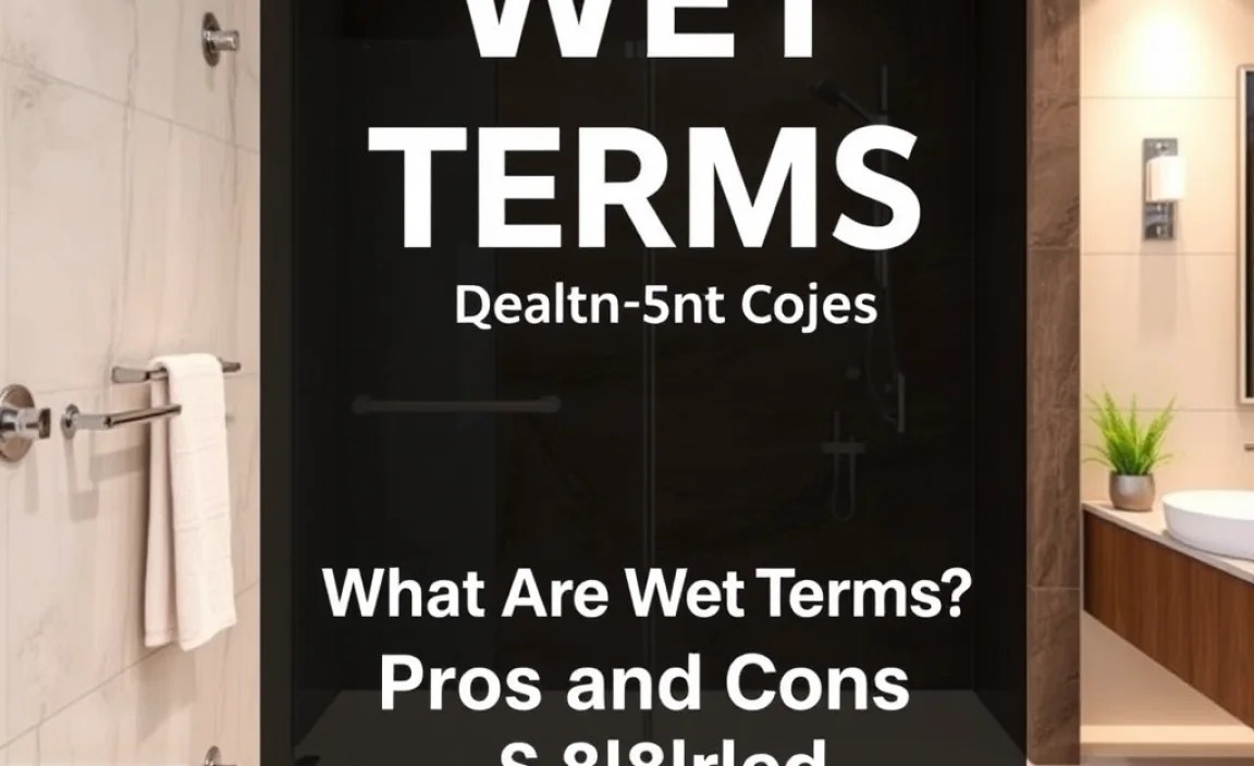 What Are Wet Room Terms? Pros and Cons Explained