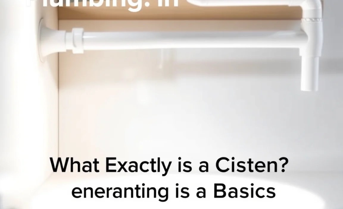 What Exactly Is a Cistern? Understanding the Basics