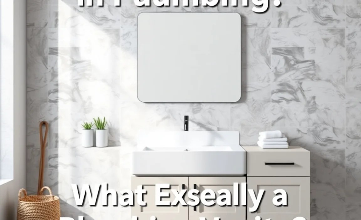 What Exactly is a Plumbing Vanity?