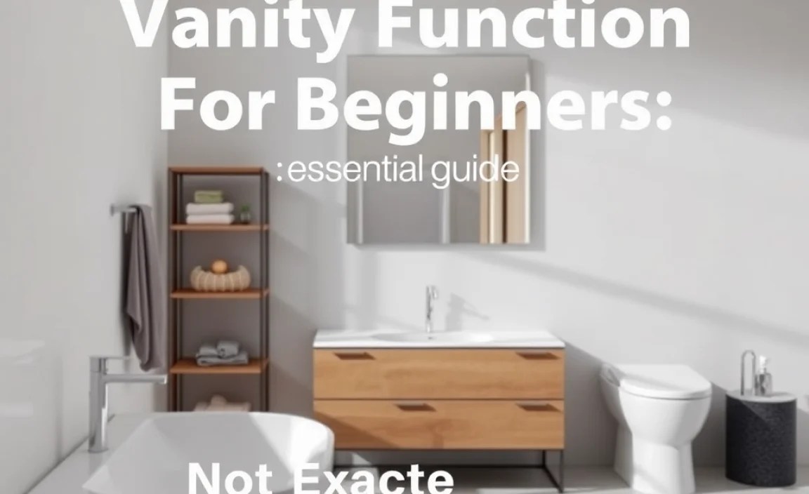 What Exactly is a Vanity Function in Plumbing?