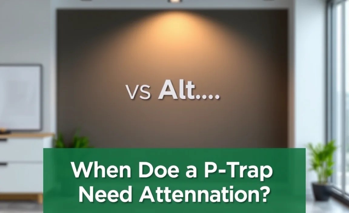 When Does a P-Trap Need Attention?