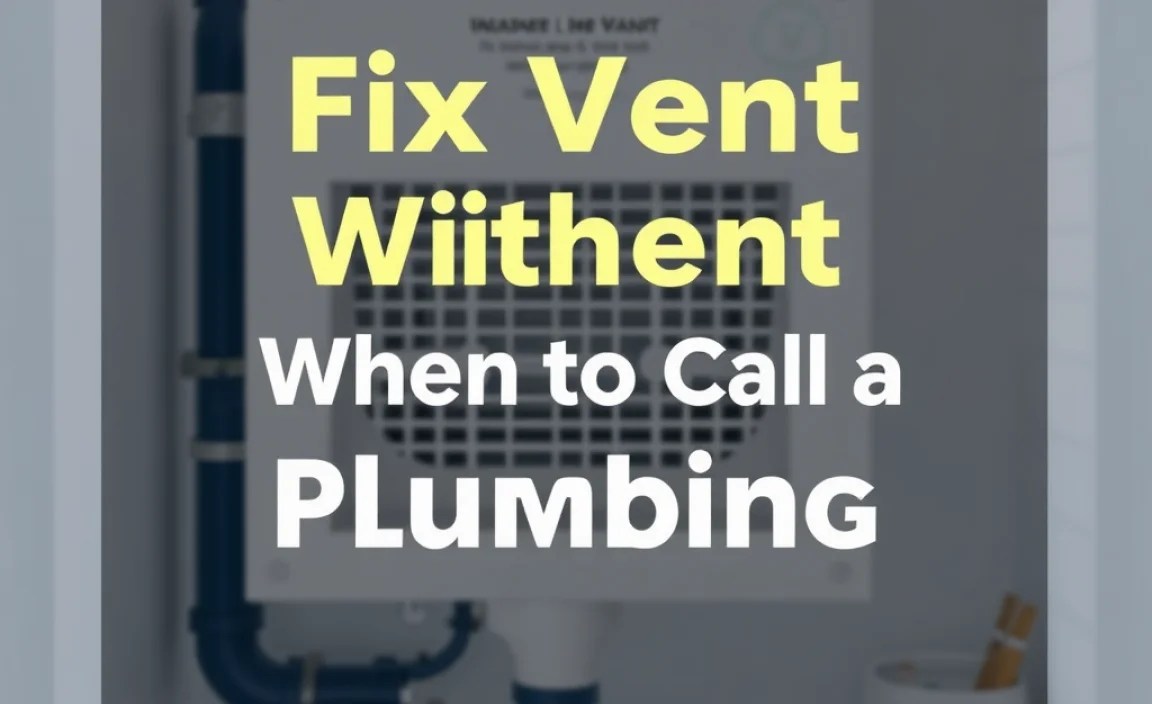 When to Call a Plumber