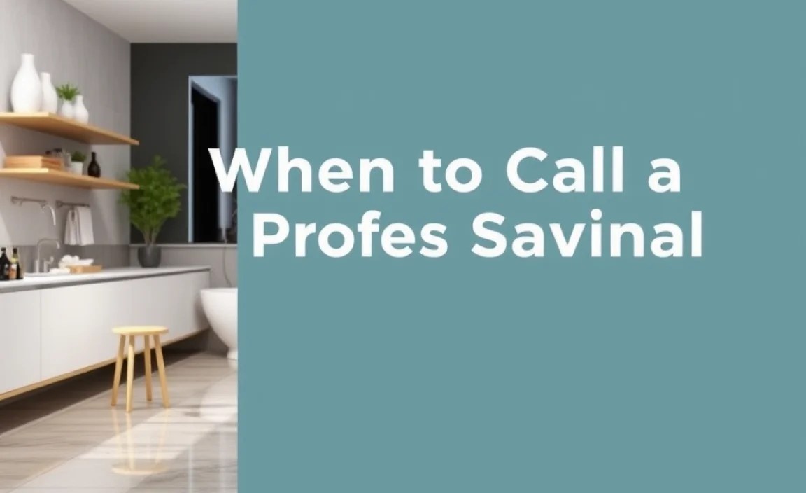 When to Call a Professional