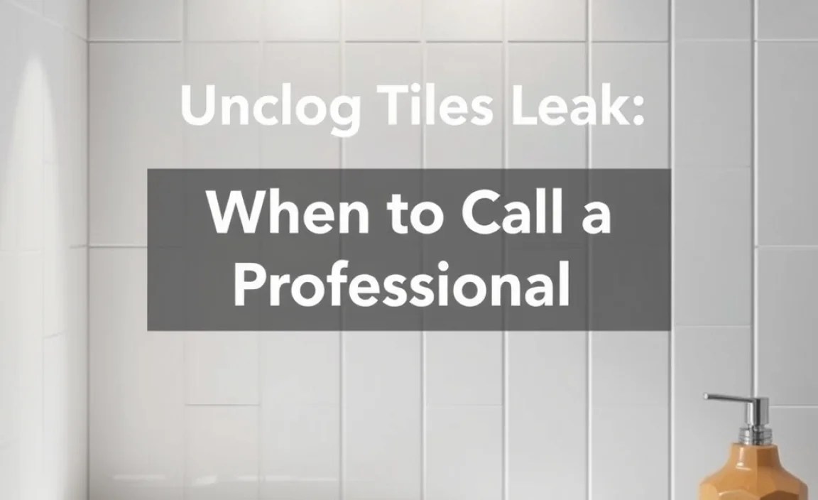 When to Call a Professional
