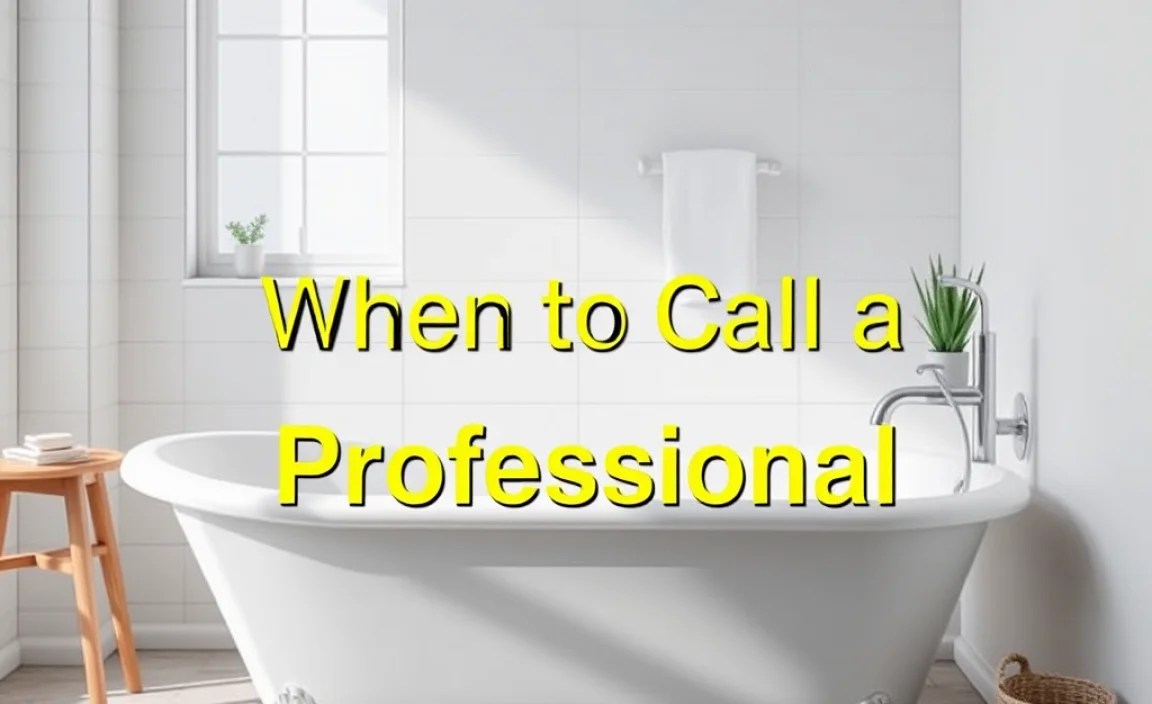 When to Call a Professional