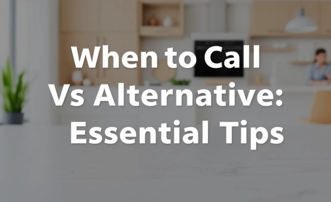 When to Call a Professional
