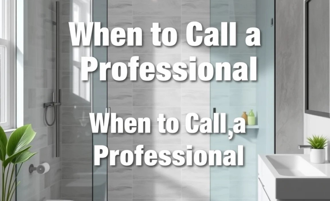 When to Call a Professional