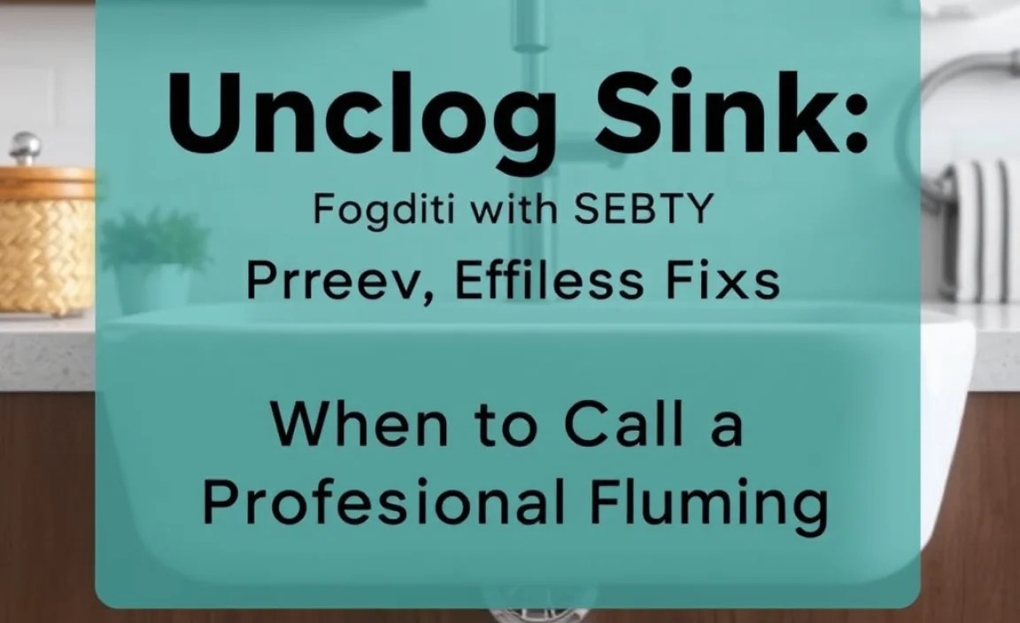 When to Call a Professional Plumber