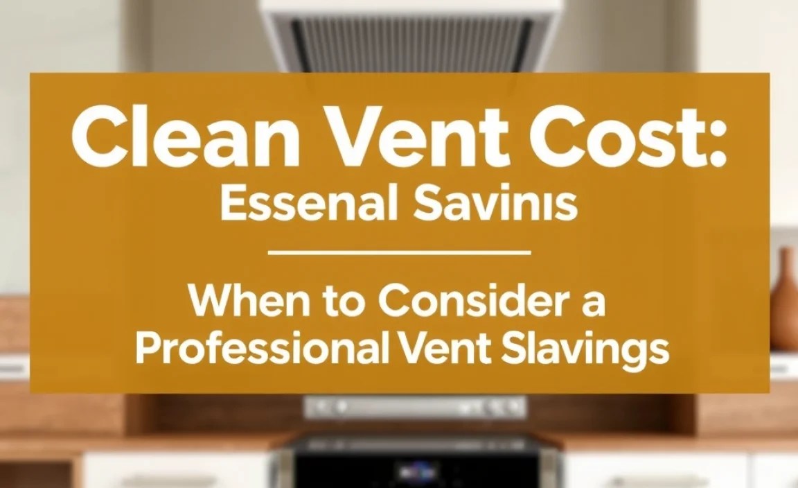 When to Consider a Professional Vent Cleaning