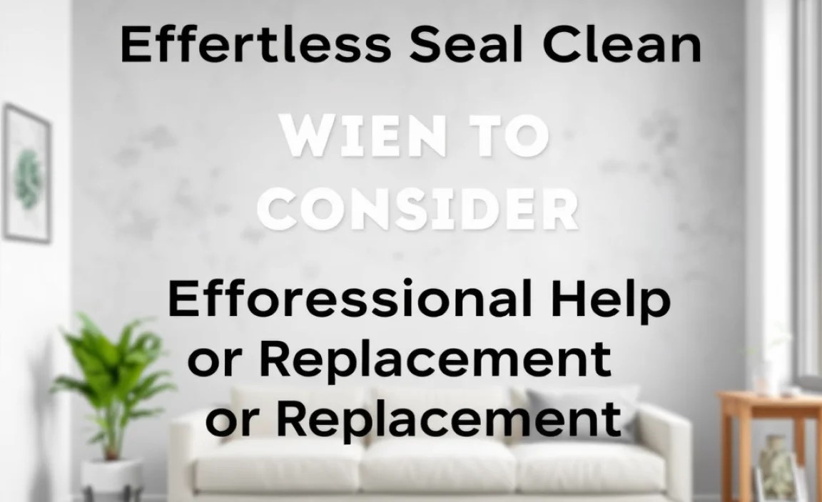 When to Consider Professional Help or Replacement