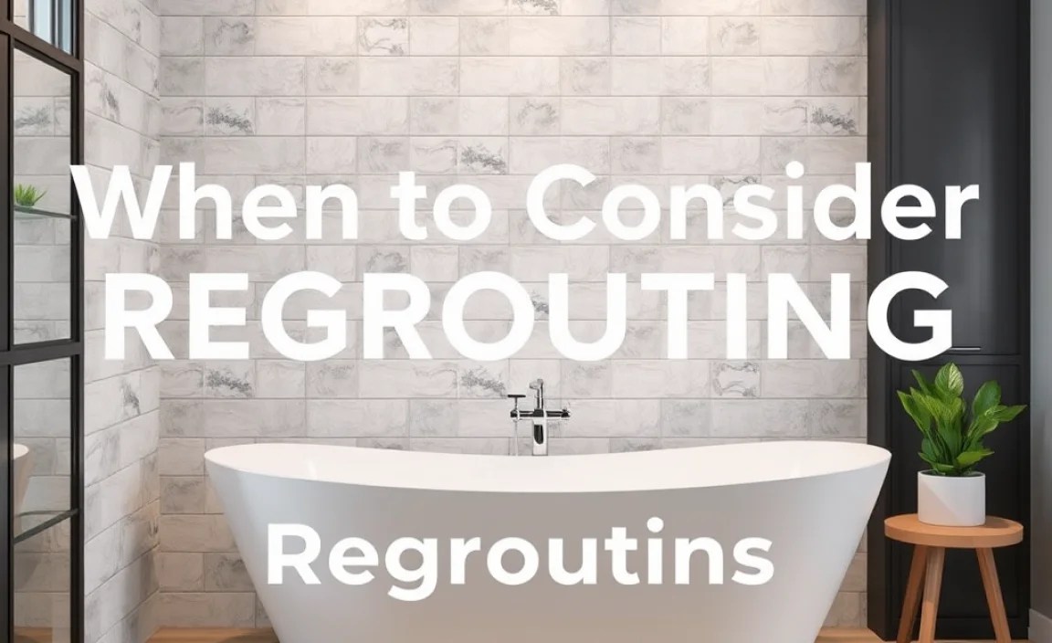 When to Consider Regrouting