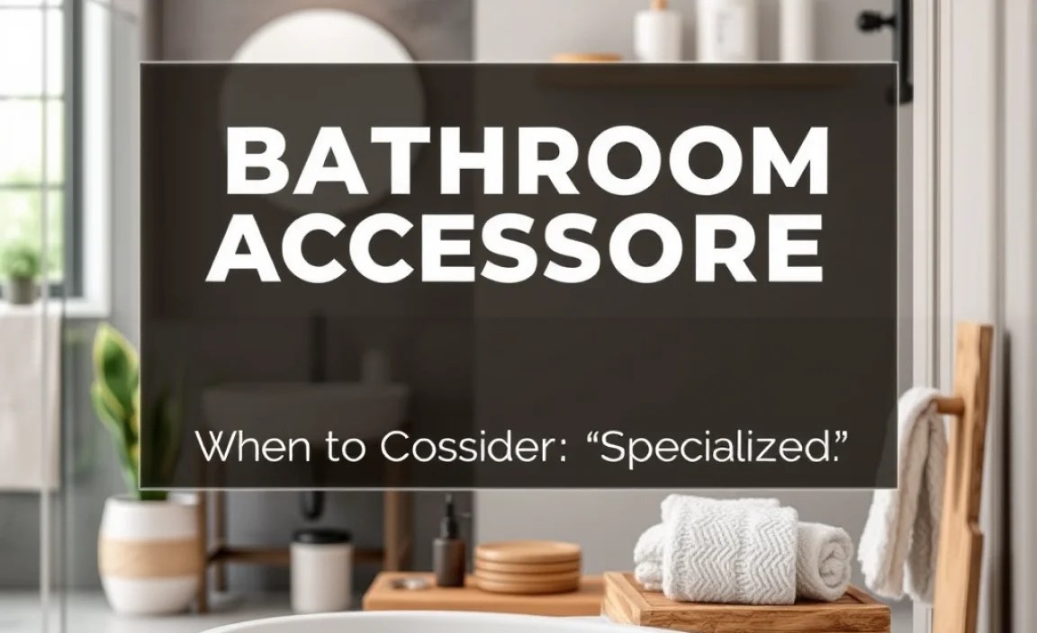 When to Consider Specialized Rustic Accessories