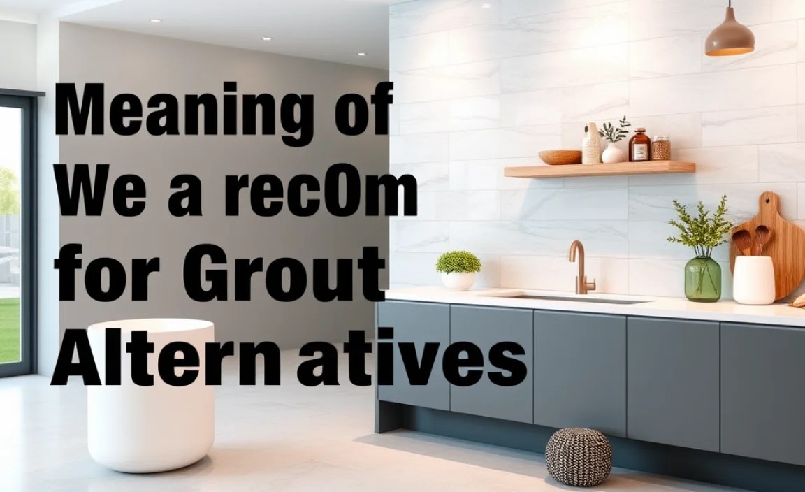 When to Opt for Grout Alternatives