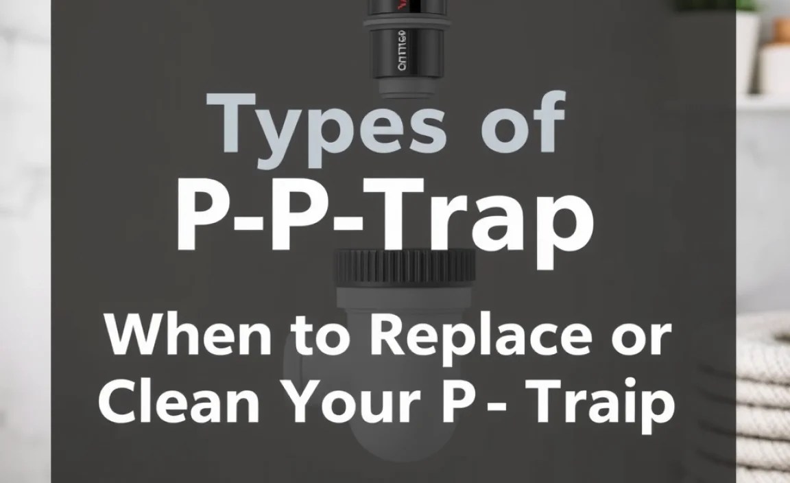 When to Replace or Clean Your P-Trap