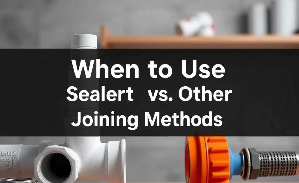 When to Use Sealant vs. Other Joining Methods