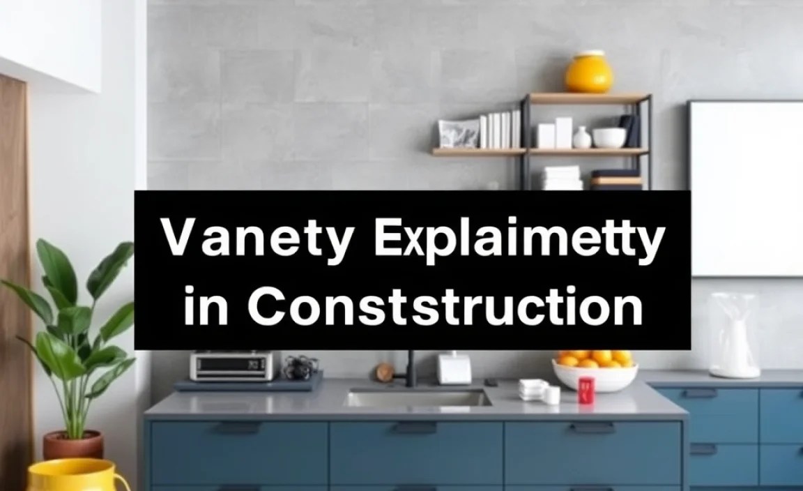 Where You’ll Find Vanity in Construction