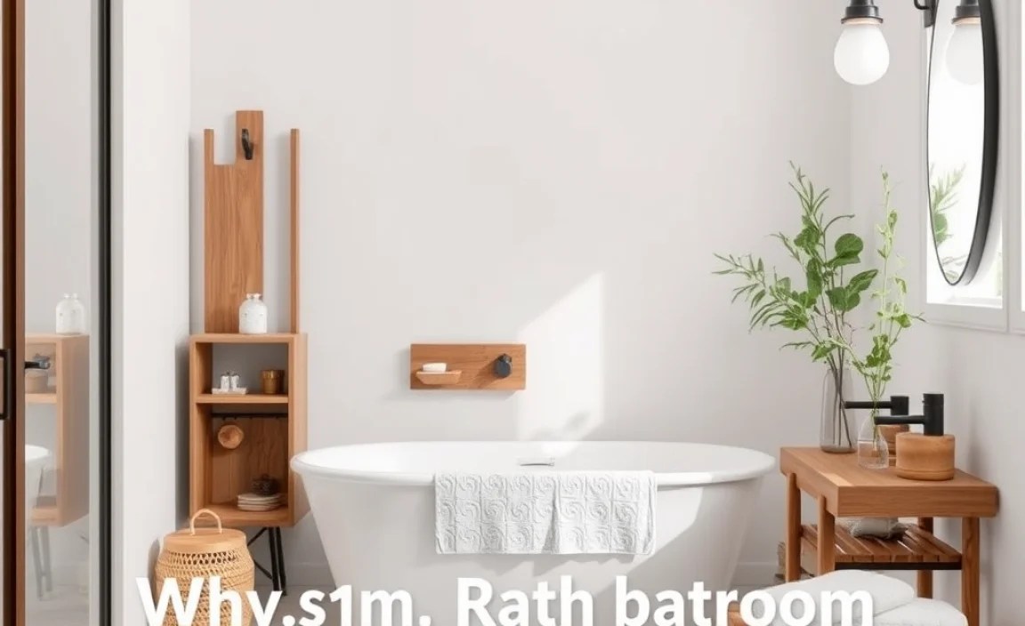 Why a Rustic Bathroom Decor Combo Works