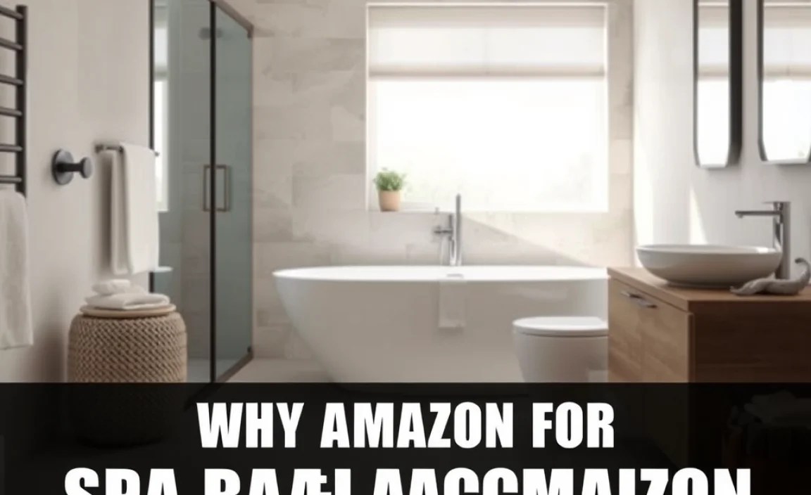 Why Amazon for Spa Bathroom Accessories?