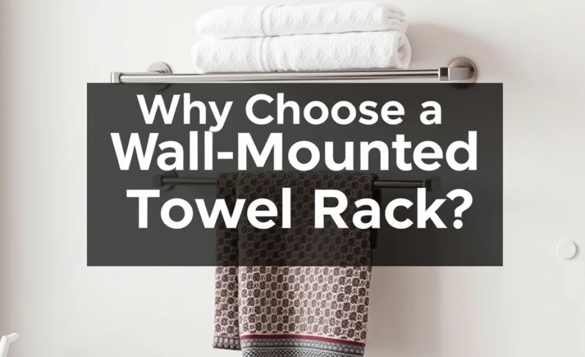 Why Choose a Wall-Mounted Towel Rack?