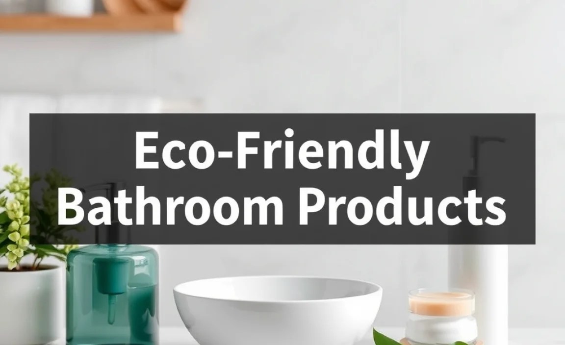 Why Choose Eco-Friendly Bathroom Products?