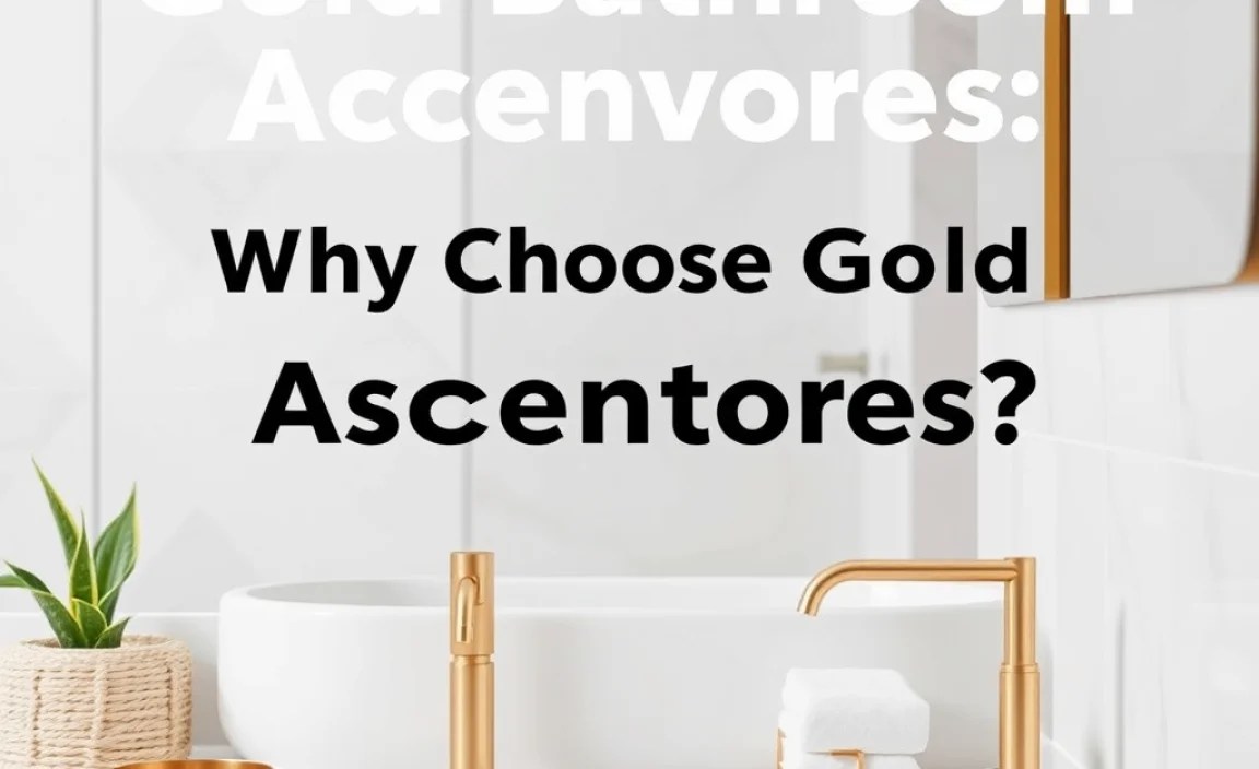 Why Choose Gold Bathroom Accessories?