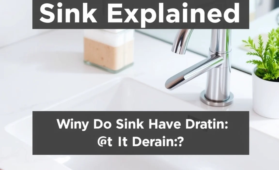 Why Do Sinks Have Drains?