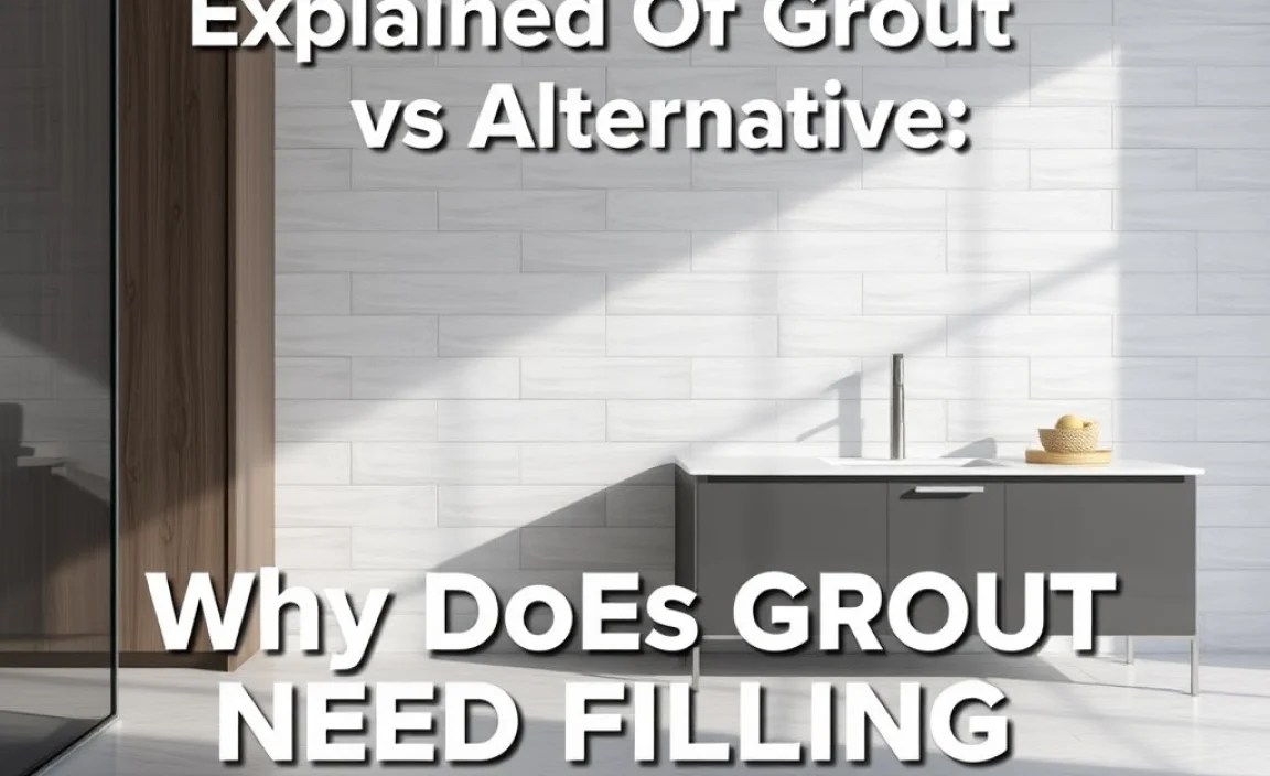 Why Does Grout Need Filling?
