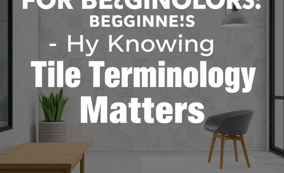 Why Knowing Tile Terminology Matters