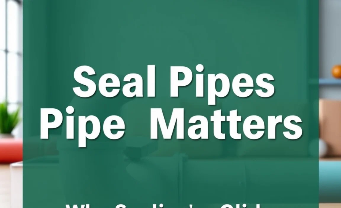 Why Sealing Pipes Matters