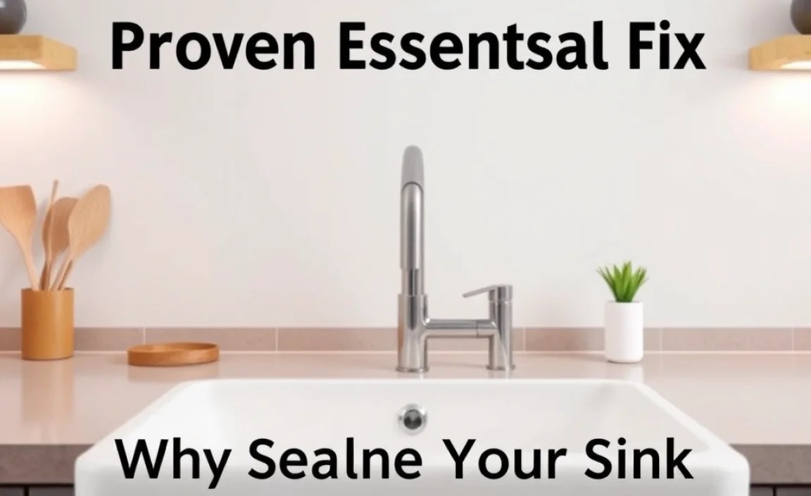 Why Sealing Your Sink is Essential