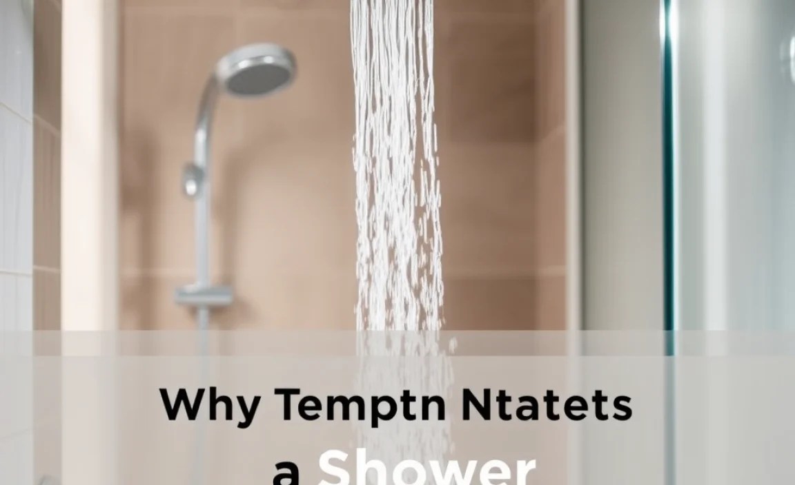 Why Temperature Matters in Showers