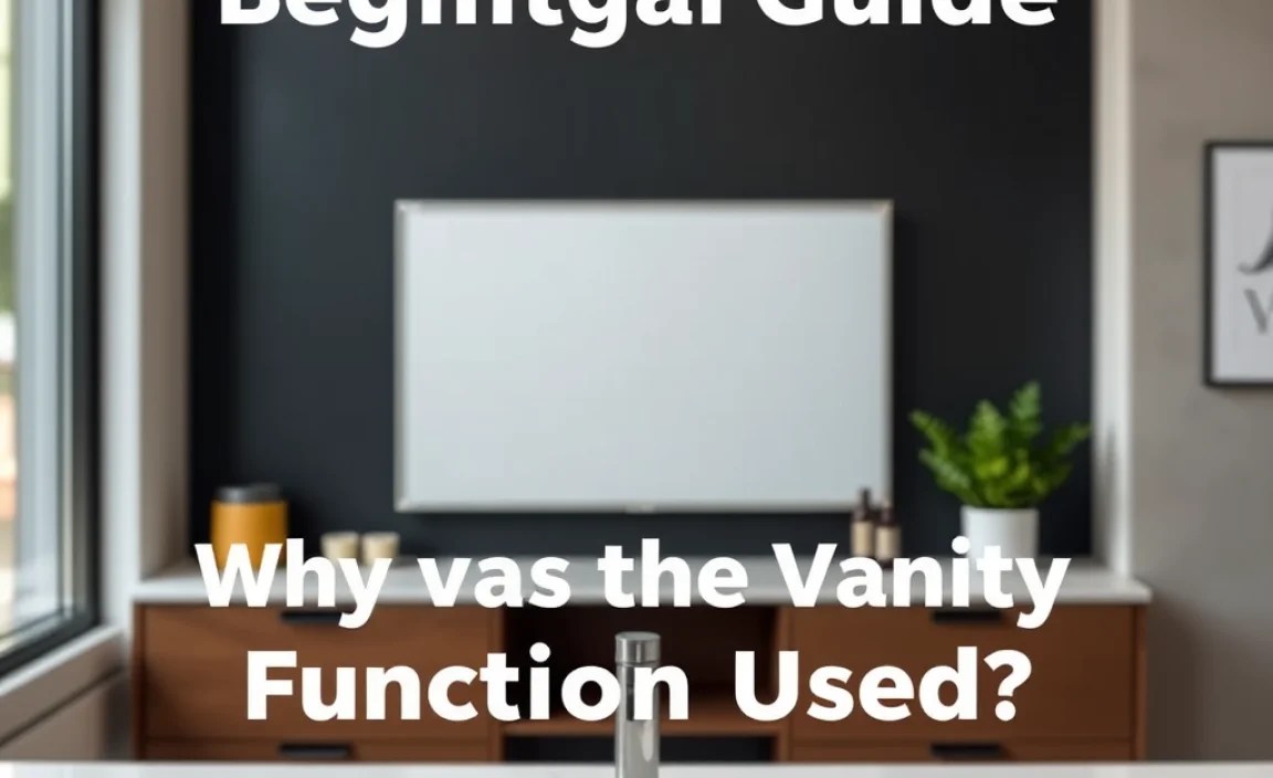 Why Was the Vanity Function Used?