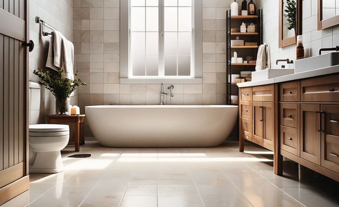 Bathroom Floor Maintenance