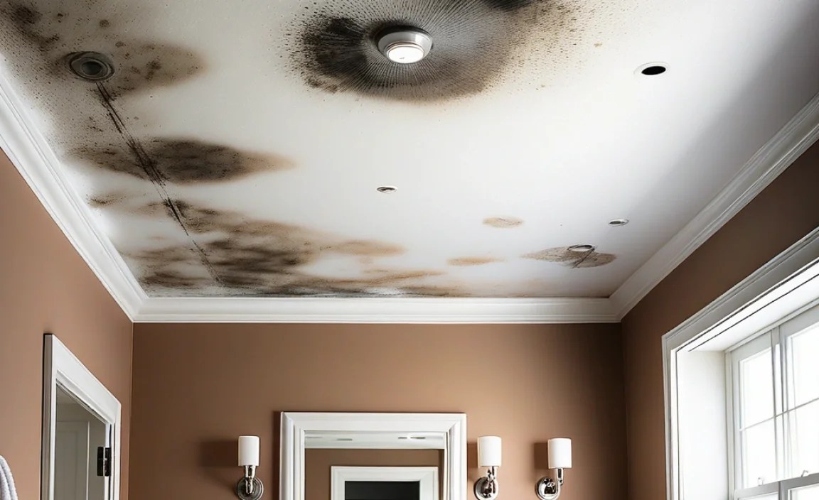 Bathroom Mold on Ceiling